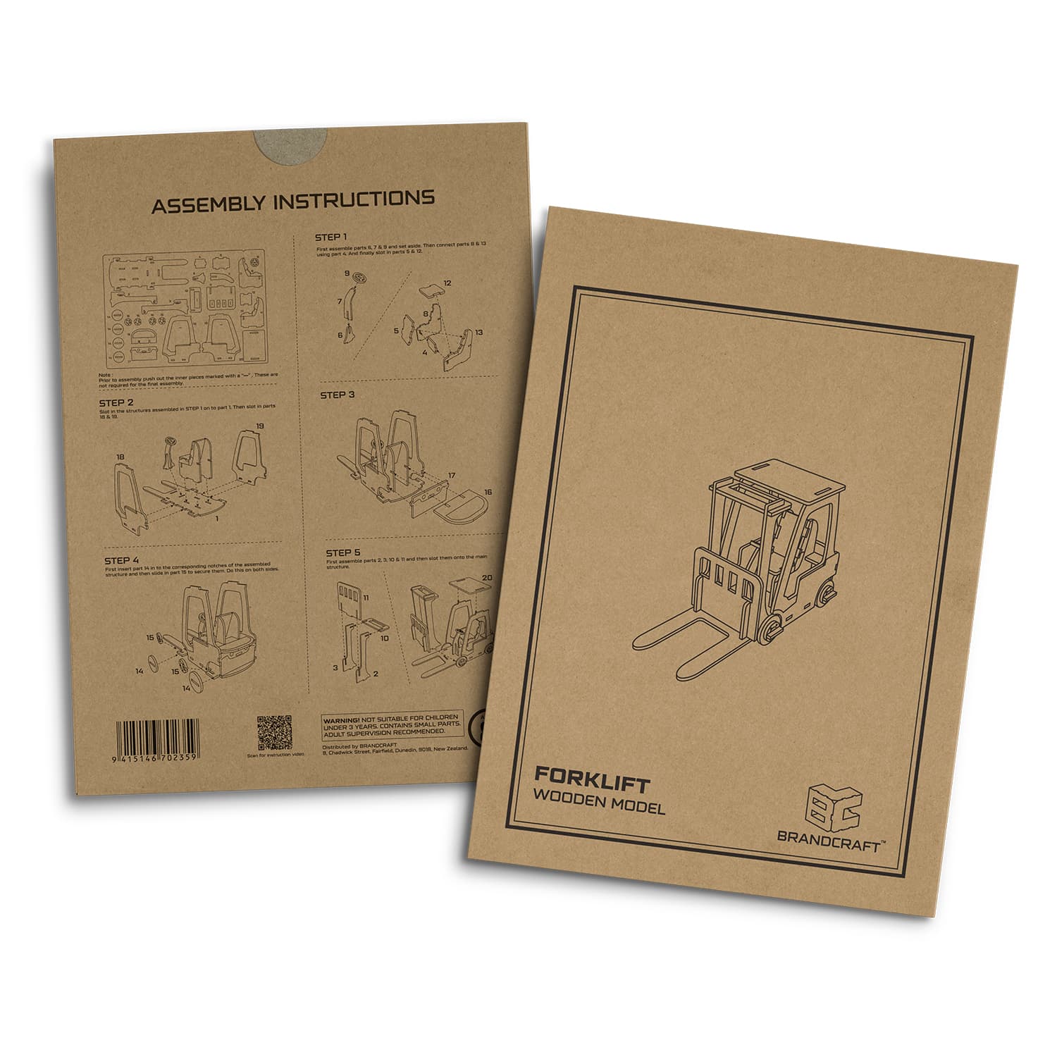 BRANDCRAFT Forklift Wooden Model [3-126727]