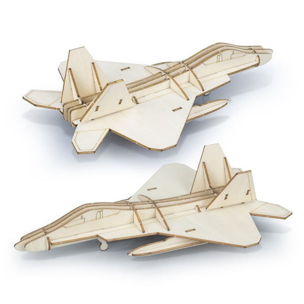 BRANDCRAFT Jet Fighter Wooden Model [3-126729]