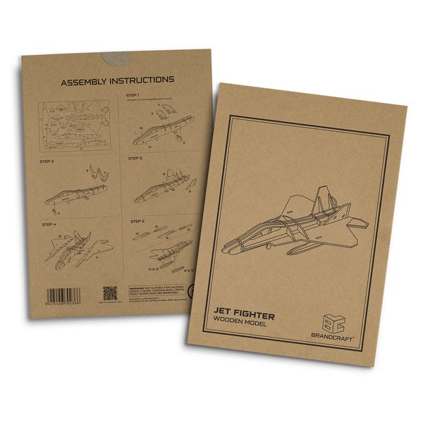 BRANDCRAFT Jet Fighter Wooden Model [3-126729]