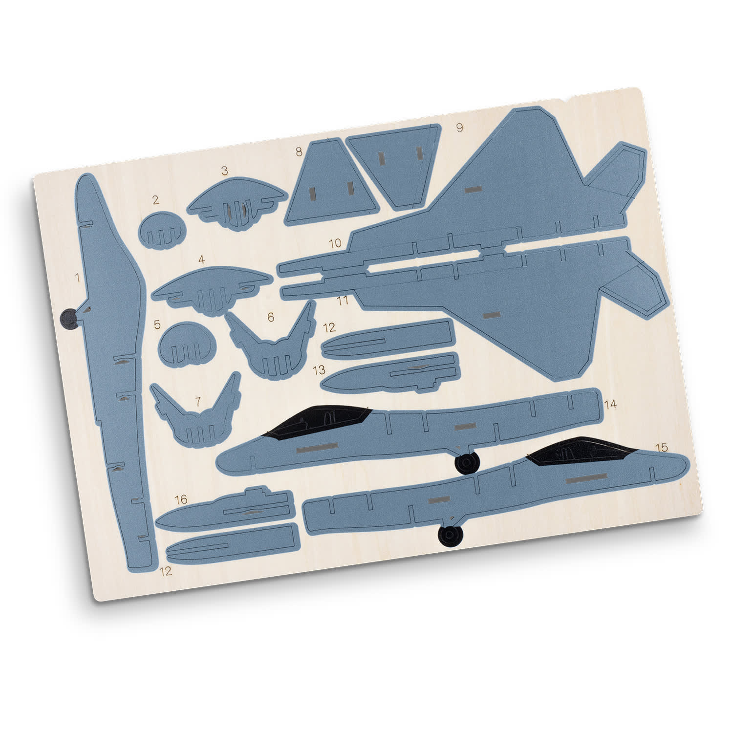 BRANDCRAFT Jet Fighter Wooden Model [3-126729]