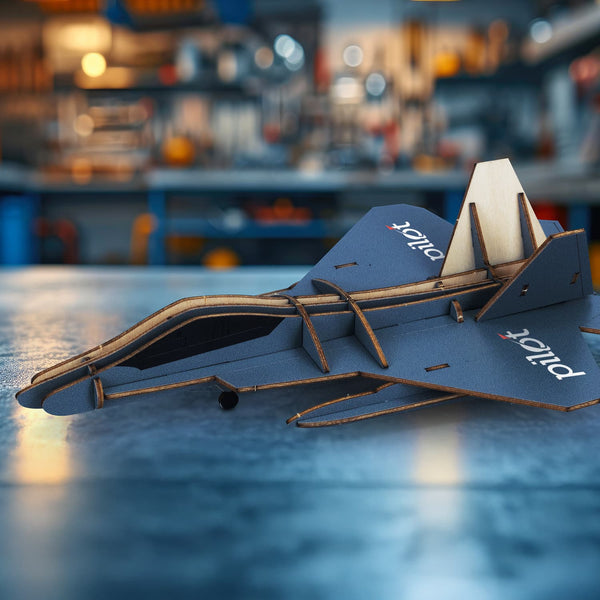 BRANDCRAFT Jet Fighter Wooden Model [3-126729]