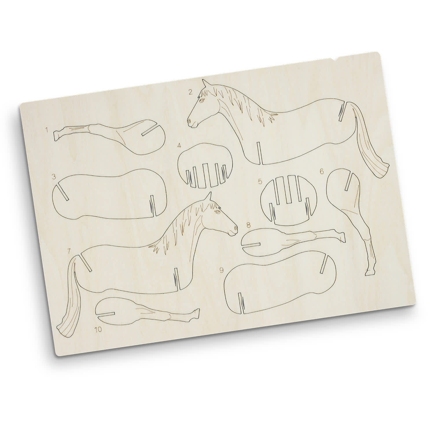 BRANDCRAFT Horse Wooden Model [3-126730]