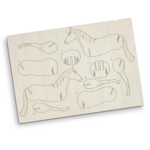 BRANDCRAFT Horse Wooden Model [3-126730]