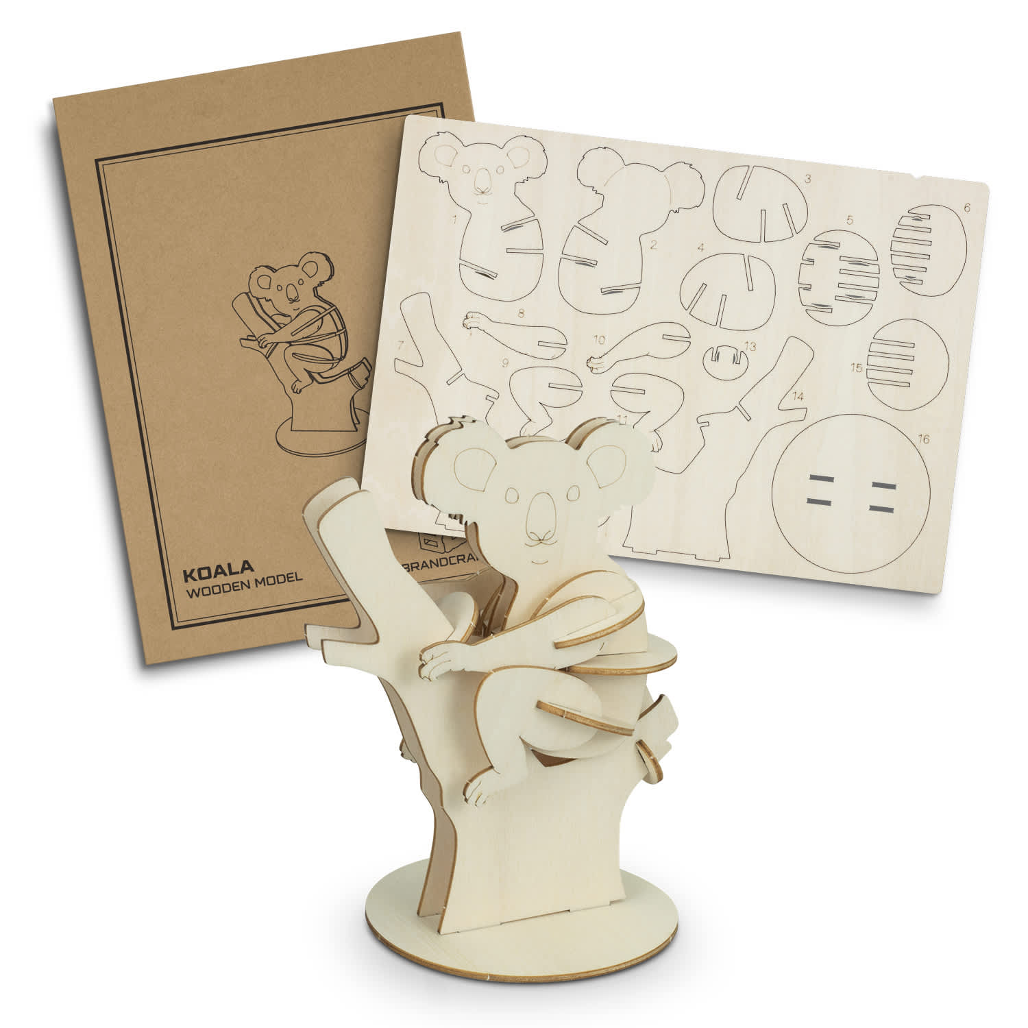 BRANDCRAFT Koala Wooden Model [3-126731]