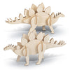 BRANDCRAFT Stegosaurus Wooden Model [3-126732]
