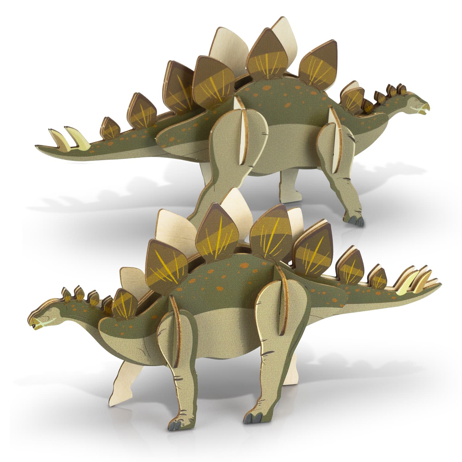 BRANDCRAFT Stegosaurus Wooden Model [3-126732]