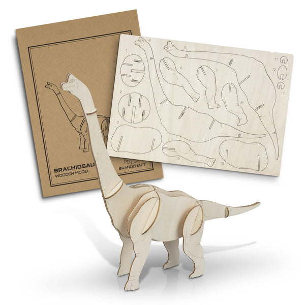 BRANDCRAFT Brachiosaurus Wooden Model [3-126733]