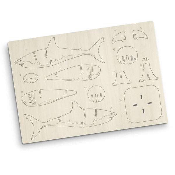 BRANDCRAFT Shark Wooden Model [3-126734]