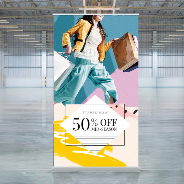 Luxury Pull Up Banner Wide [3-126779]