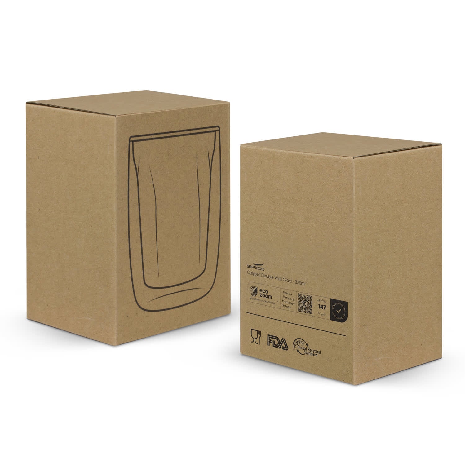 SPICE Calypso Double Wall Glass  330ml [3-126870]