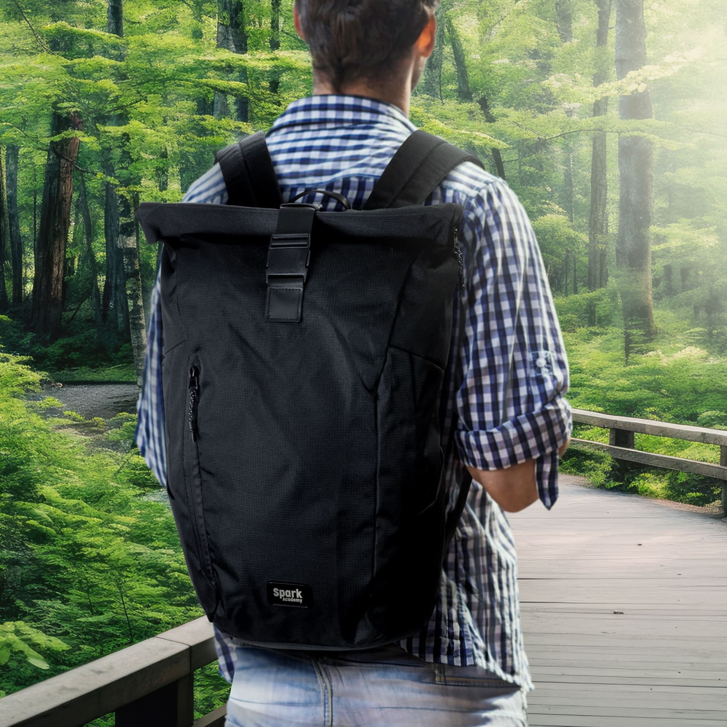 SPICE Waste2Gear Roll Up Computer Backpack [3-126949]