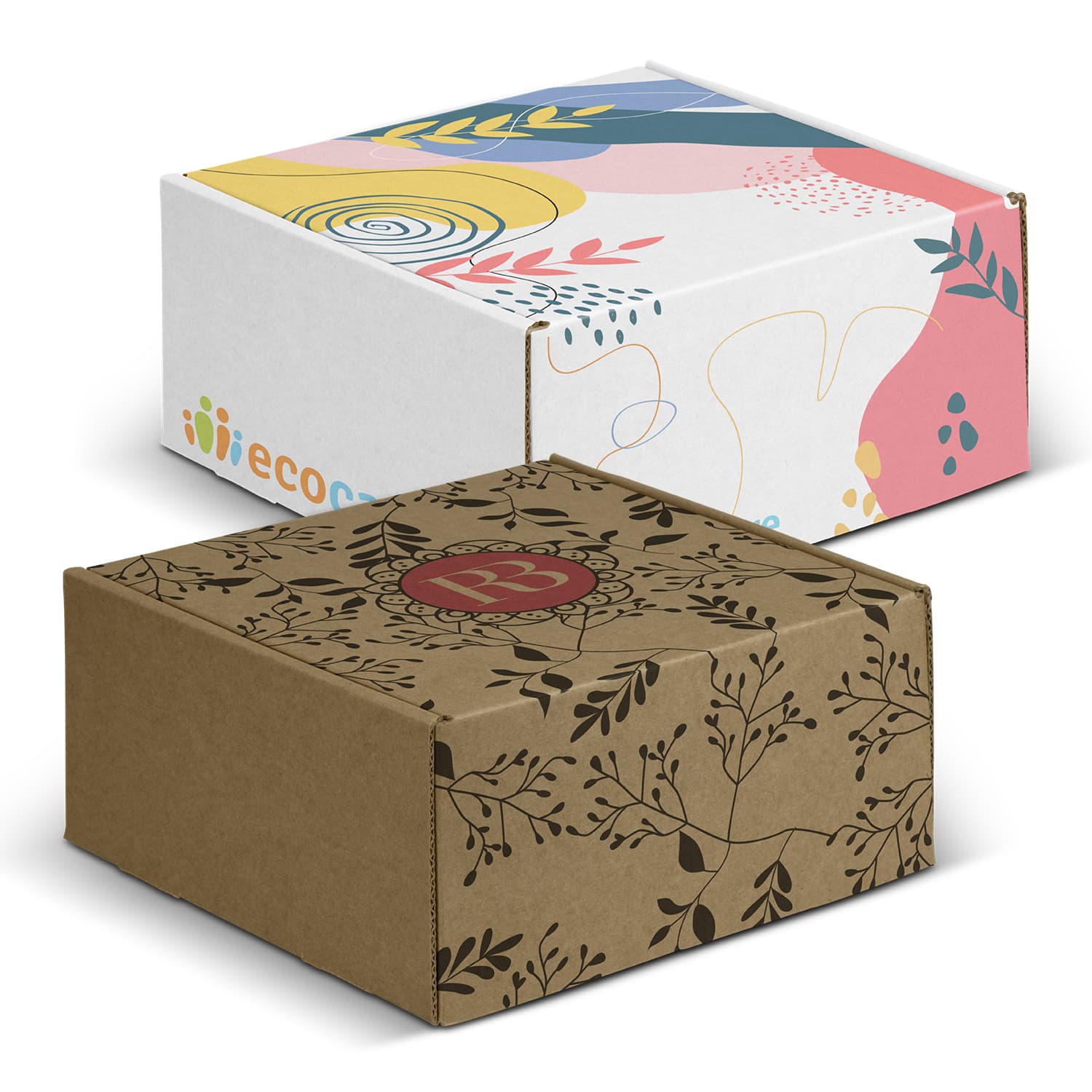 Die Cut Box with Locking Lid  167x167x83mm [3-127039]