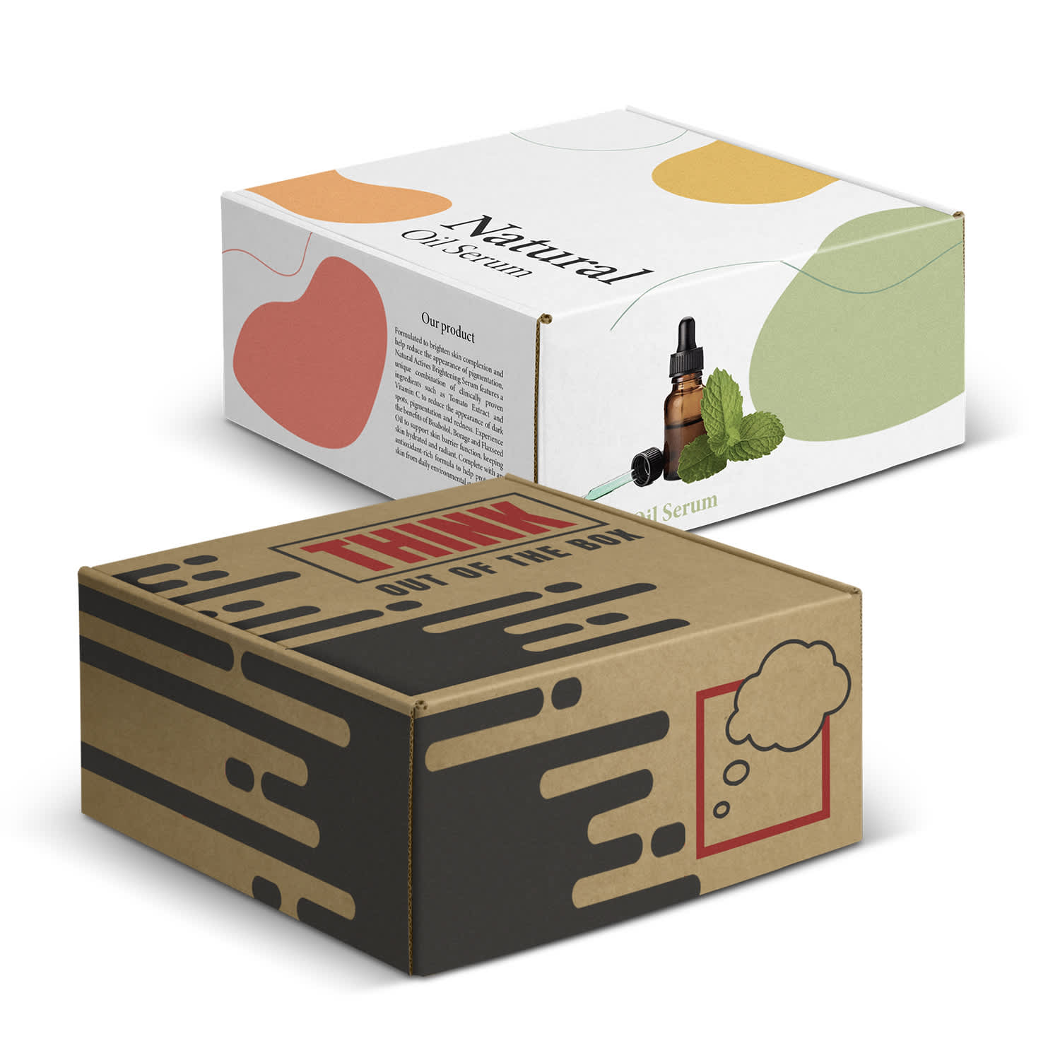 Die Cut Box with Locking Lid  225x225x113mm [3-127040]