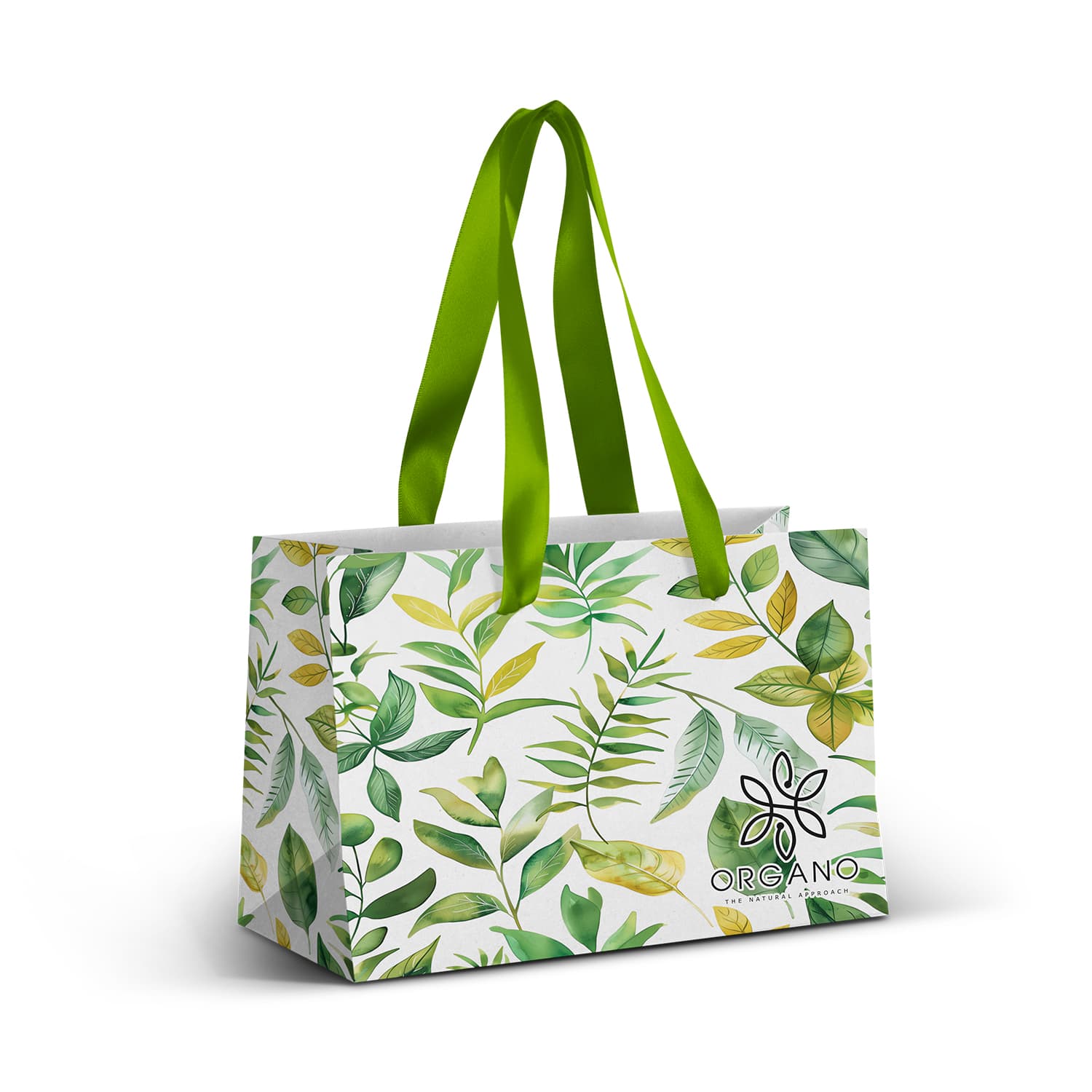 Small Ribbon Handle Paper Bag  Full Colour [3-127177]