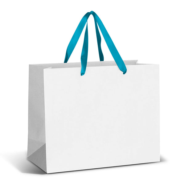 Large Ribbon Handle Paper Bag  Full Colour [3-127179]