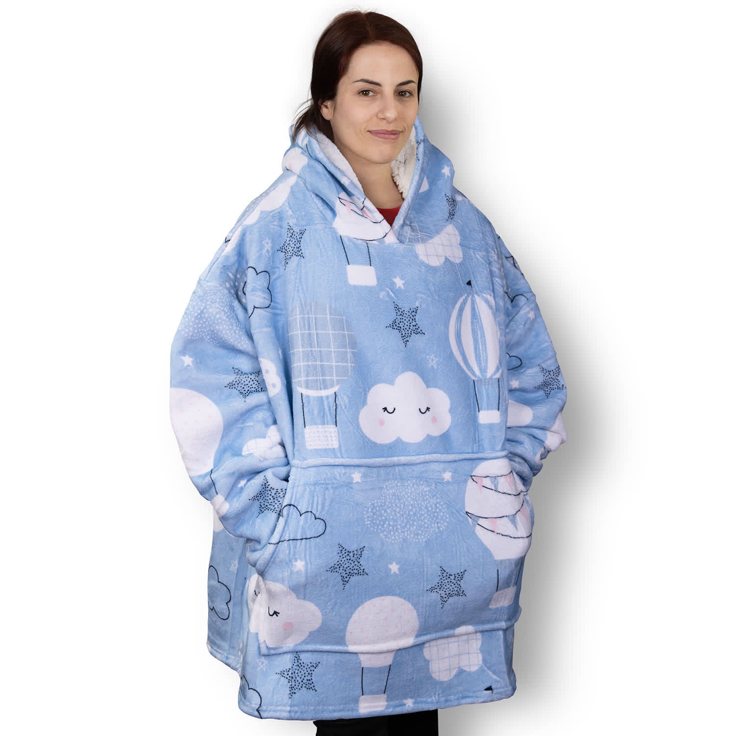 Full Colour Blanket Hoodie [3-127224]