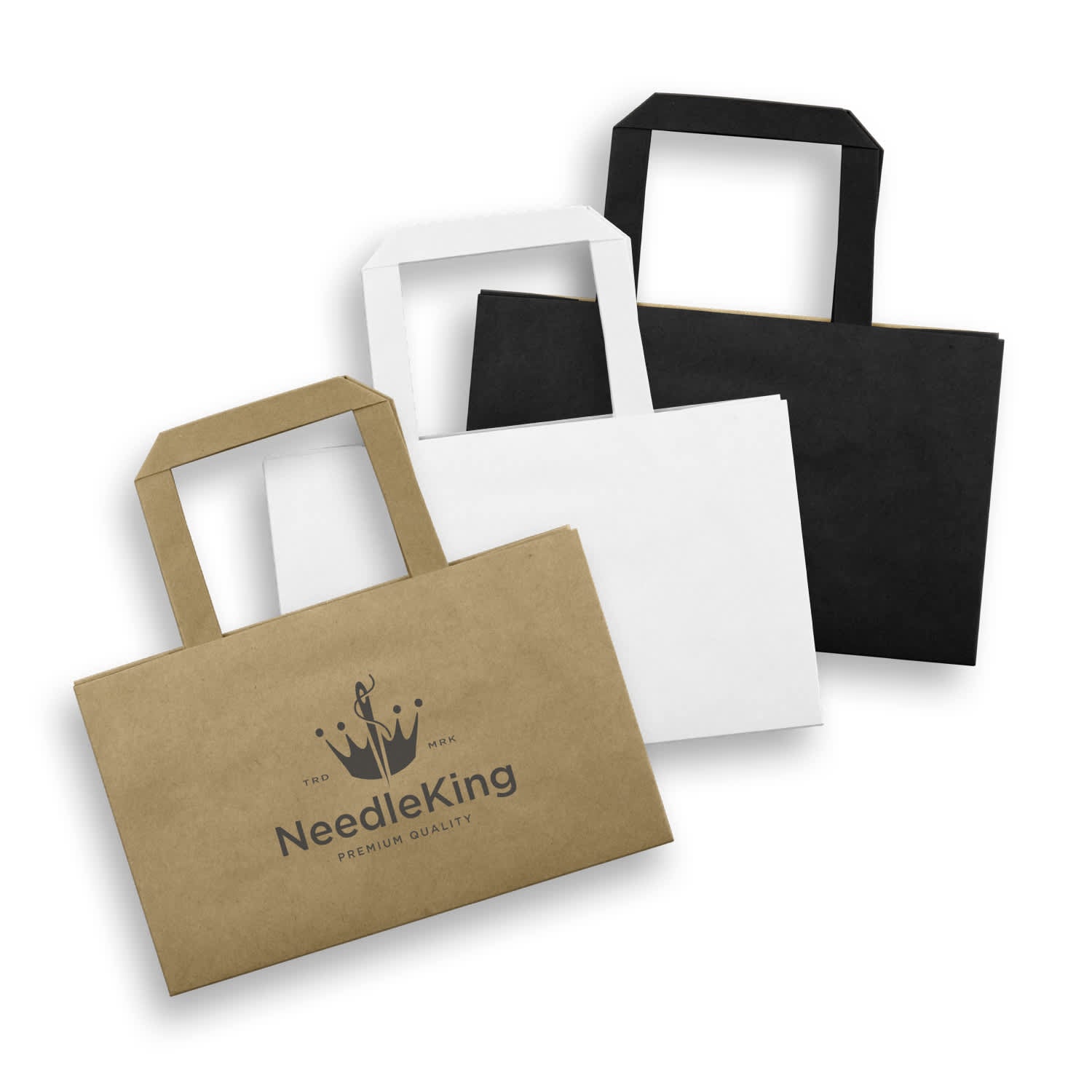 Small Flat Handle Paper Bag Landscape [3-127365]