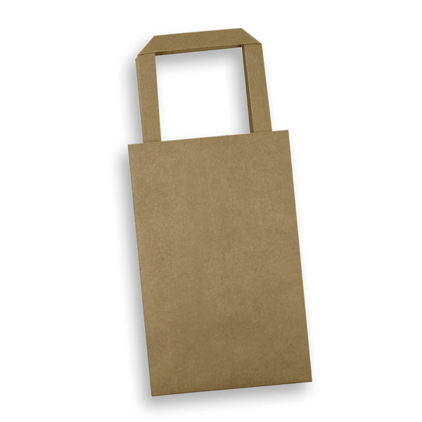 Small Flat Handle Paper Bag Portrait [3-127366]