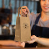 Small Flat Handle Paper Bag Portrait [3-127366]