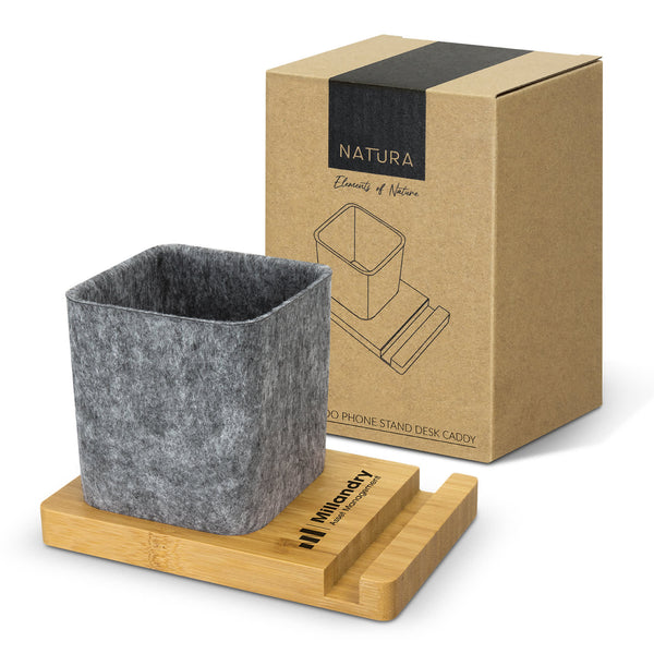 NATURA Bamboo Phone Stand Desk Caddy [3-127793]