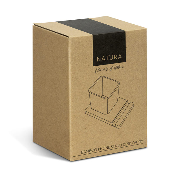 NATURA Bamboo Phone Stand Desk Caddy [3-127793]