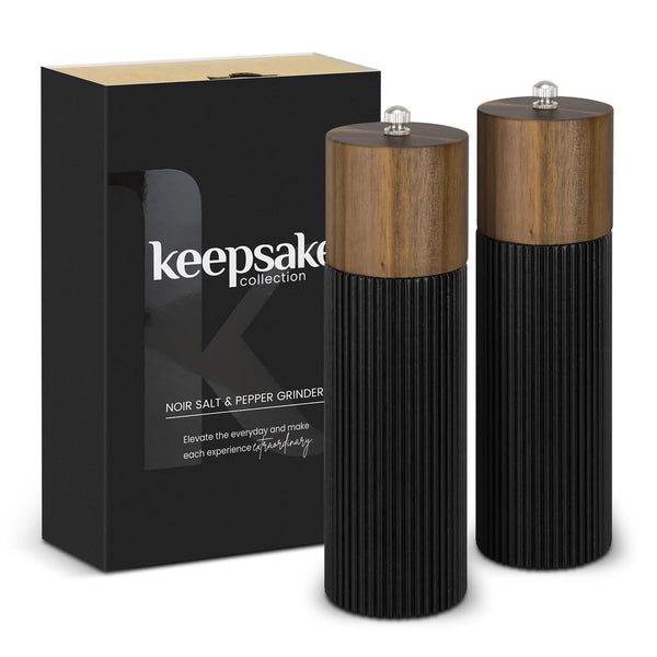 Keepsake Noir Salt and Pepper Grinders [3-127829]