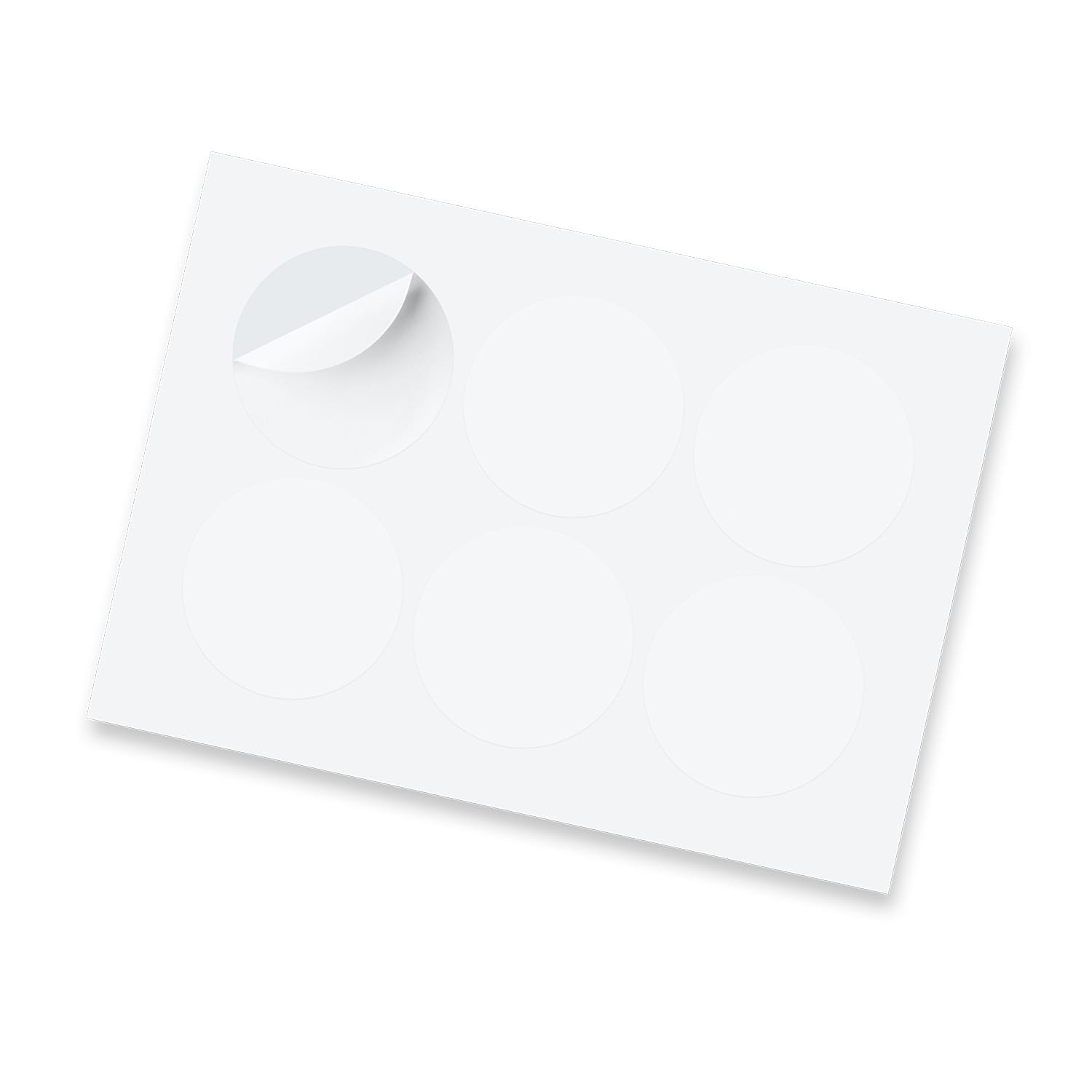 Sticker Sheet 80mm Circle  Gloss [3-127920]