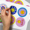 Sticker Sheet 80mm Circle  Gloss [3-127920]