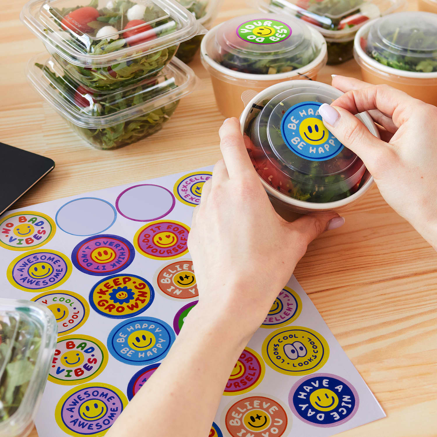 Sticker Sheet 44mm Circle  Gloss [3-127921]