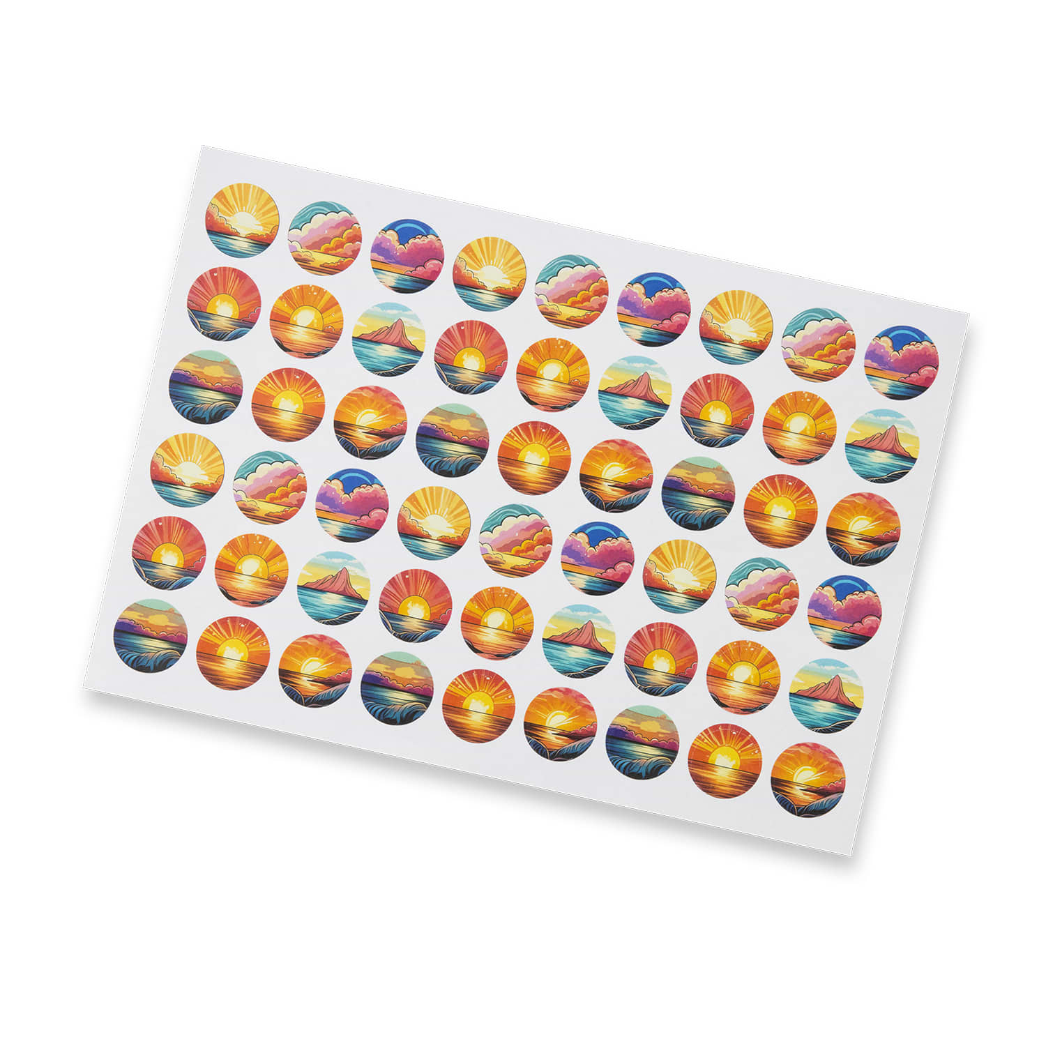 Sticker Sheet 26mm Circle  Matte [3-127923]