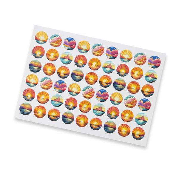 Sticker Sheet 26mm Circle  Matte [3-127923]