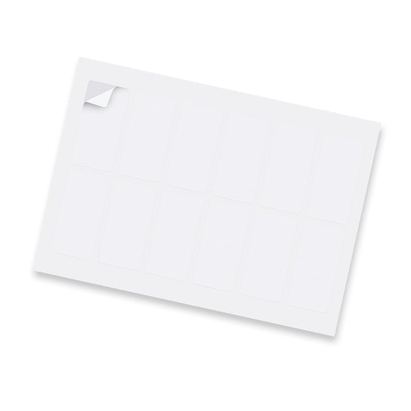 Sticker Sheet 40 x 80mm Rectangle  Matte [3-127924]
