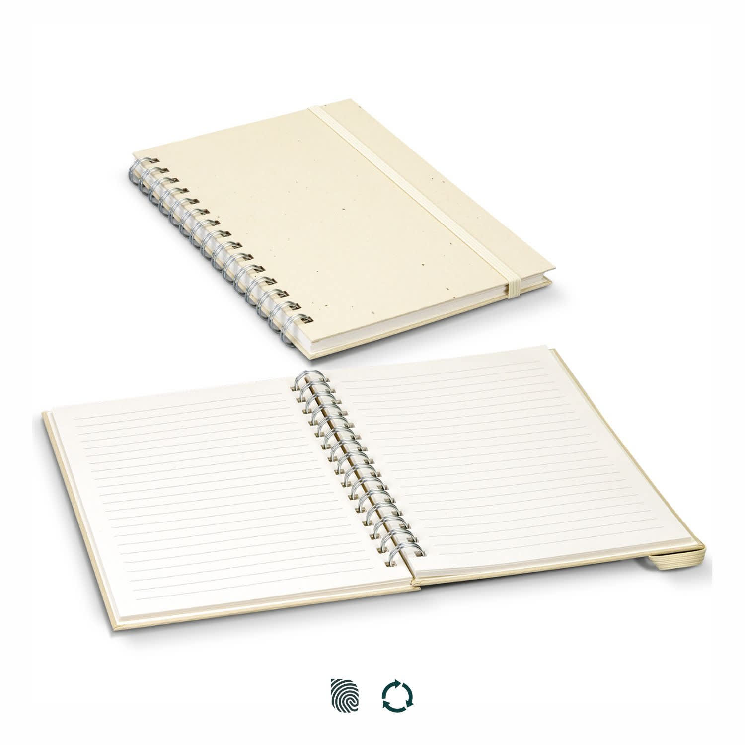Terra Recycled Paper Spiral Notebook [3-128472]