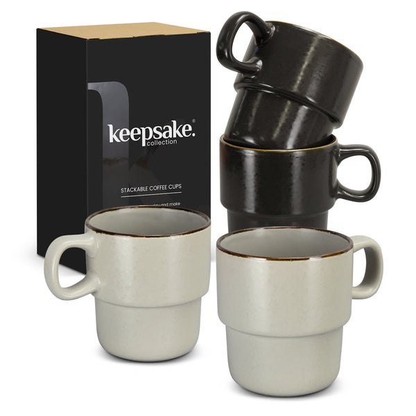 Keepsake Stackable Coffee Cup  Set of 2 [3-128486]