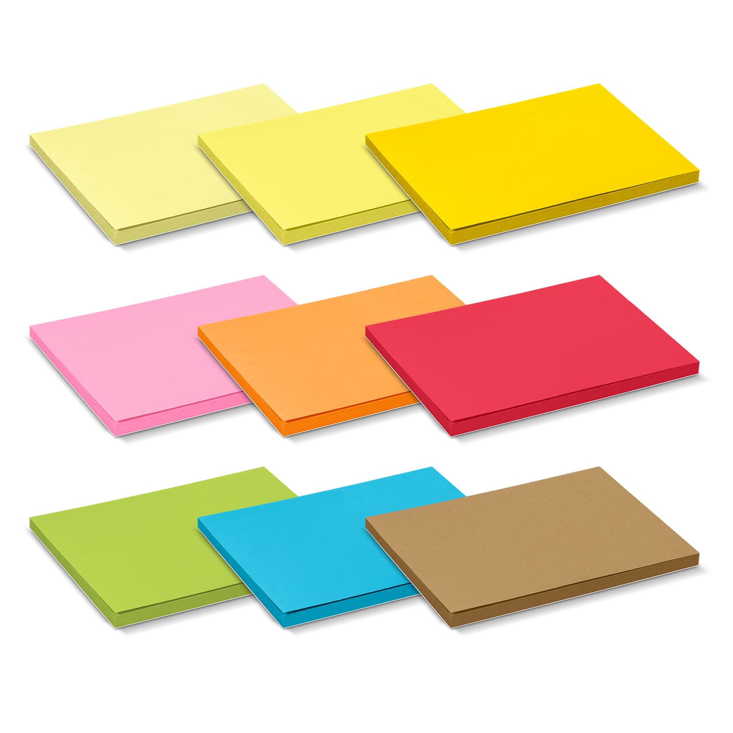 Coloured Sticky Pad 100 x 75mm  50 Sheets [3-128820]