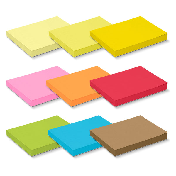 Coloured Sticky Pad 100 x 75mm  100 Sheets [3-128821]