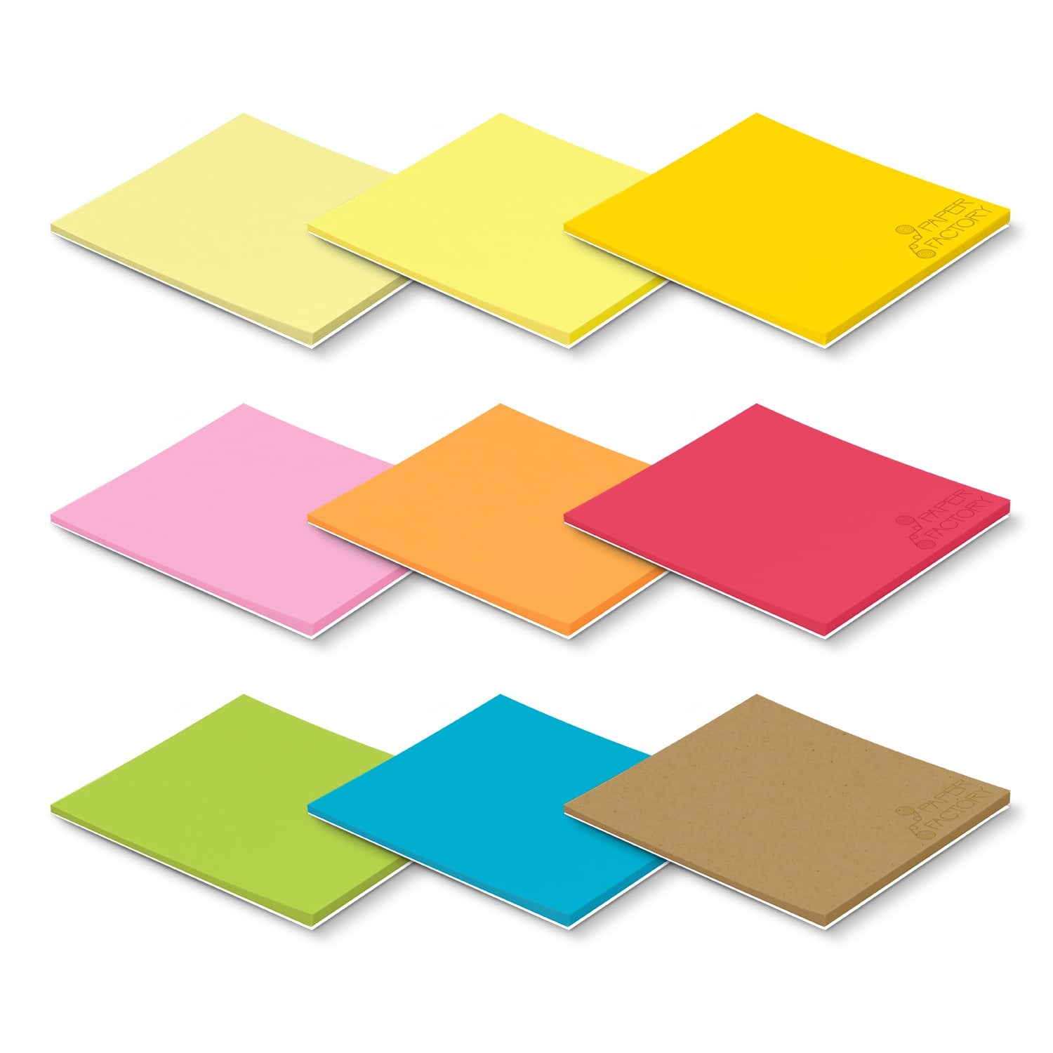 Coloured Sticky Pad 70 x 75mm  25 Sheets [3-128822]