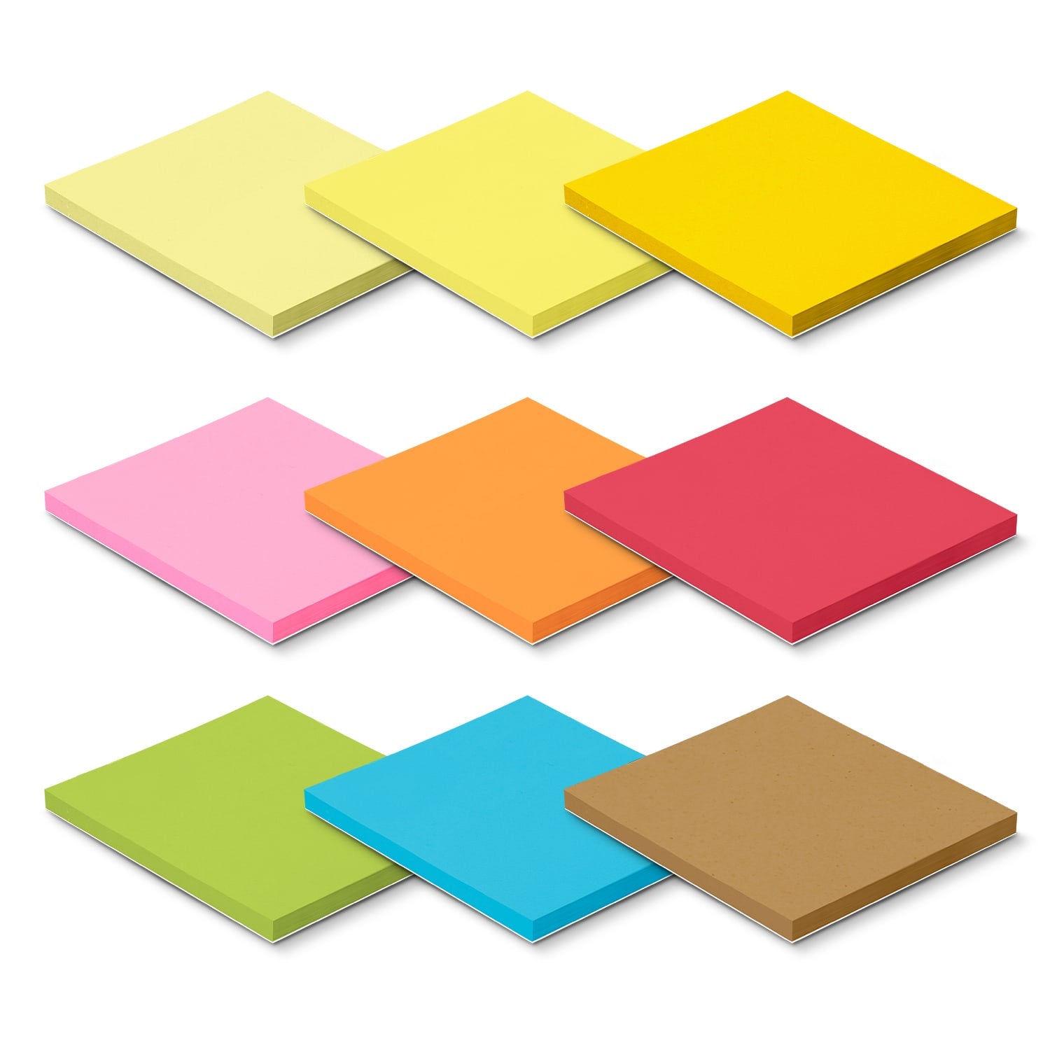 Coloured Sticky Pad 70 x 75mm  50 Sheets [3-128823]