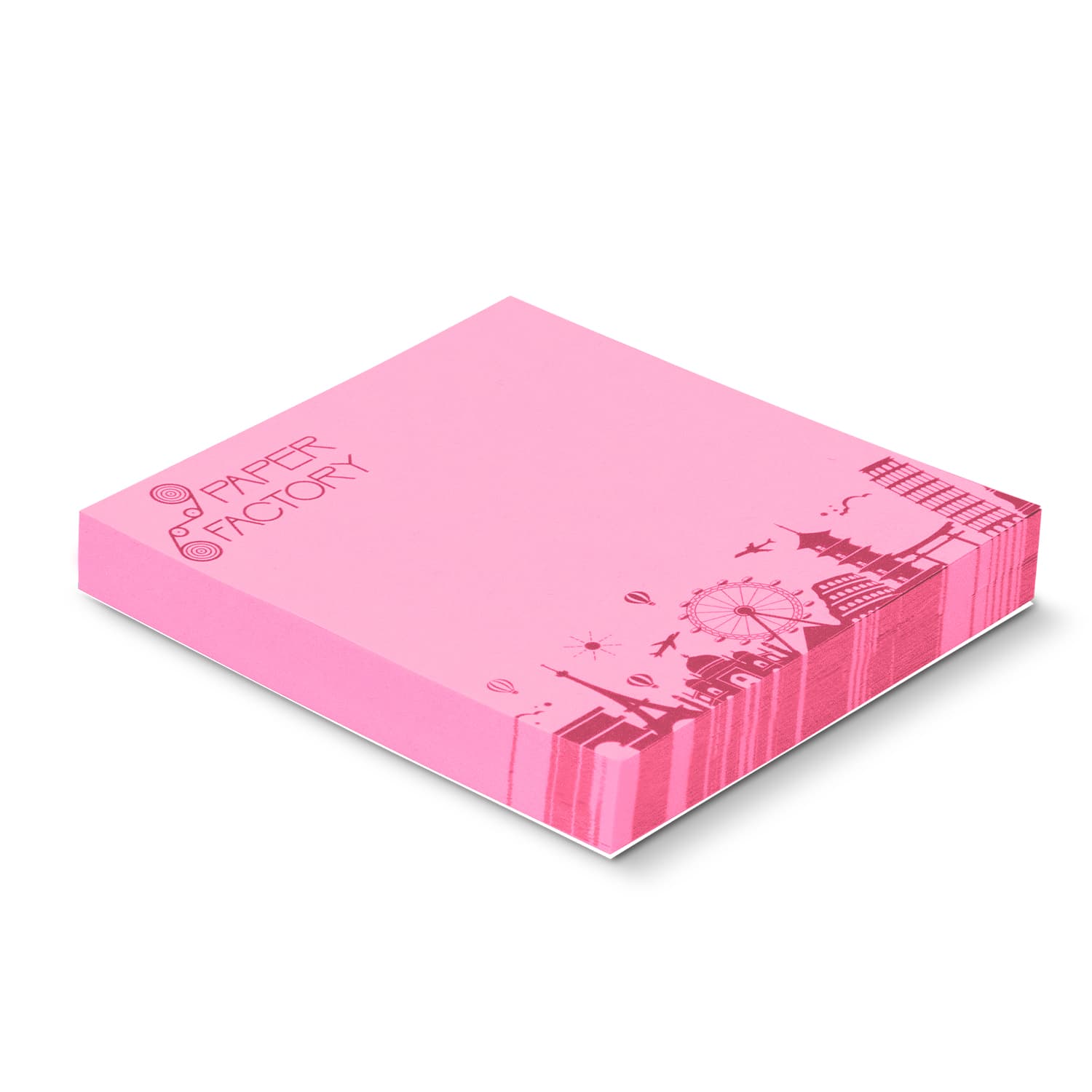 Coloured Sticky Pad 70 x 75mm  100 Sheets [3-128824]