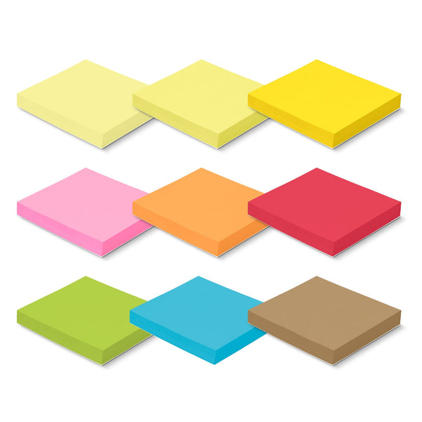 Coloured Sticky Pad 70 x 75mm  100 Sheets [3-128824]