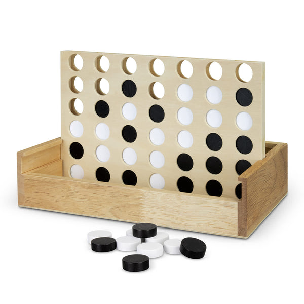 NATURA Quattro Wooden FourinaRow Game [3-128885]