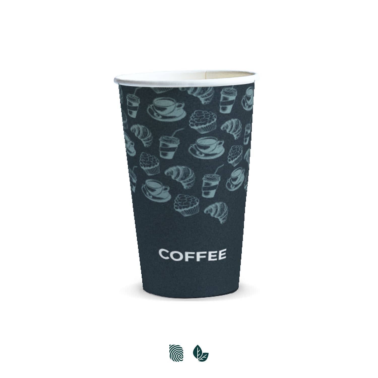 Compostable Paper Cup  350ml [3-129541]