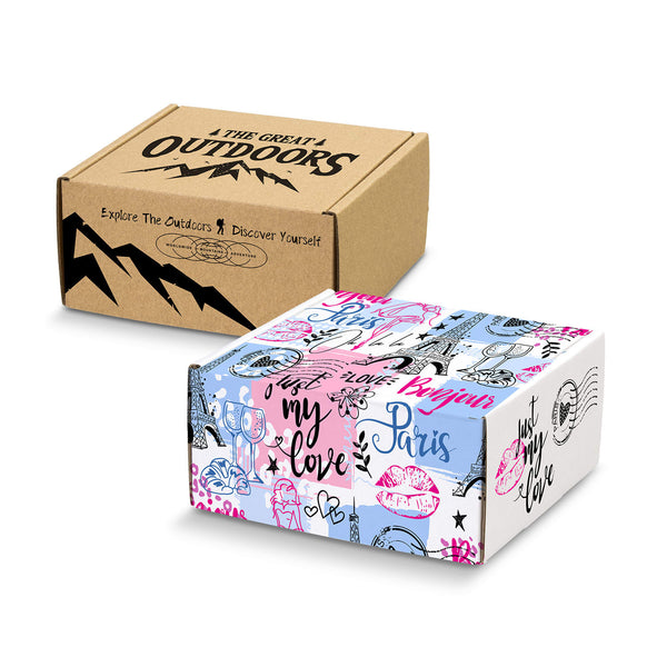 Die Cut Box with Locking Lid  130x130x65mm [3-129550]