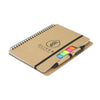 Kraft Notebook with Notes and Flags [3-129579]