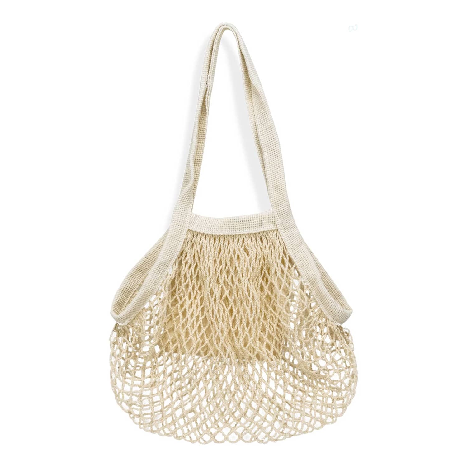 Cotton Mesh Foldaway Tote Bag  Small [3-133645]