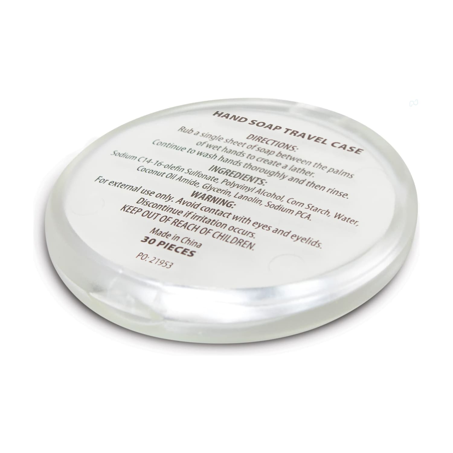 Hand Soap Travel Case  Round [3-200331]