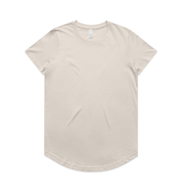 AS Colour Womens Maple Curve Tee [88-4024]