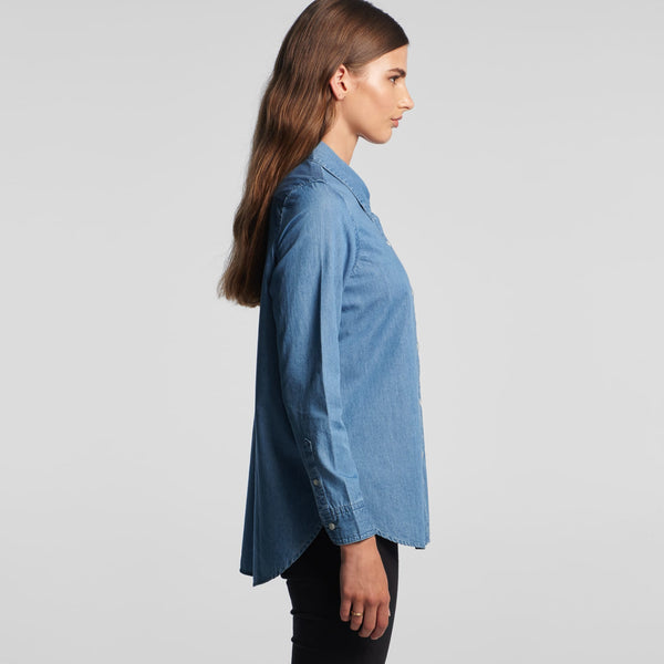 AS Colour Womens Blue Denim Shirt [88-4042]