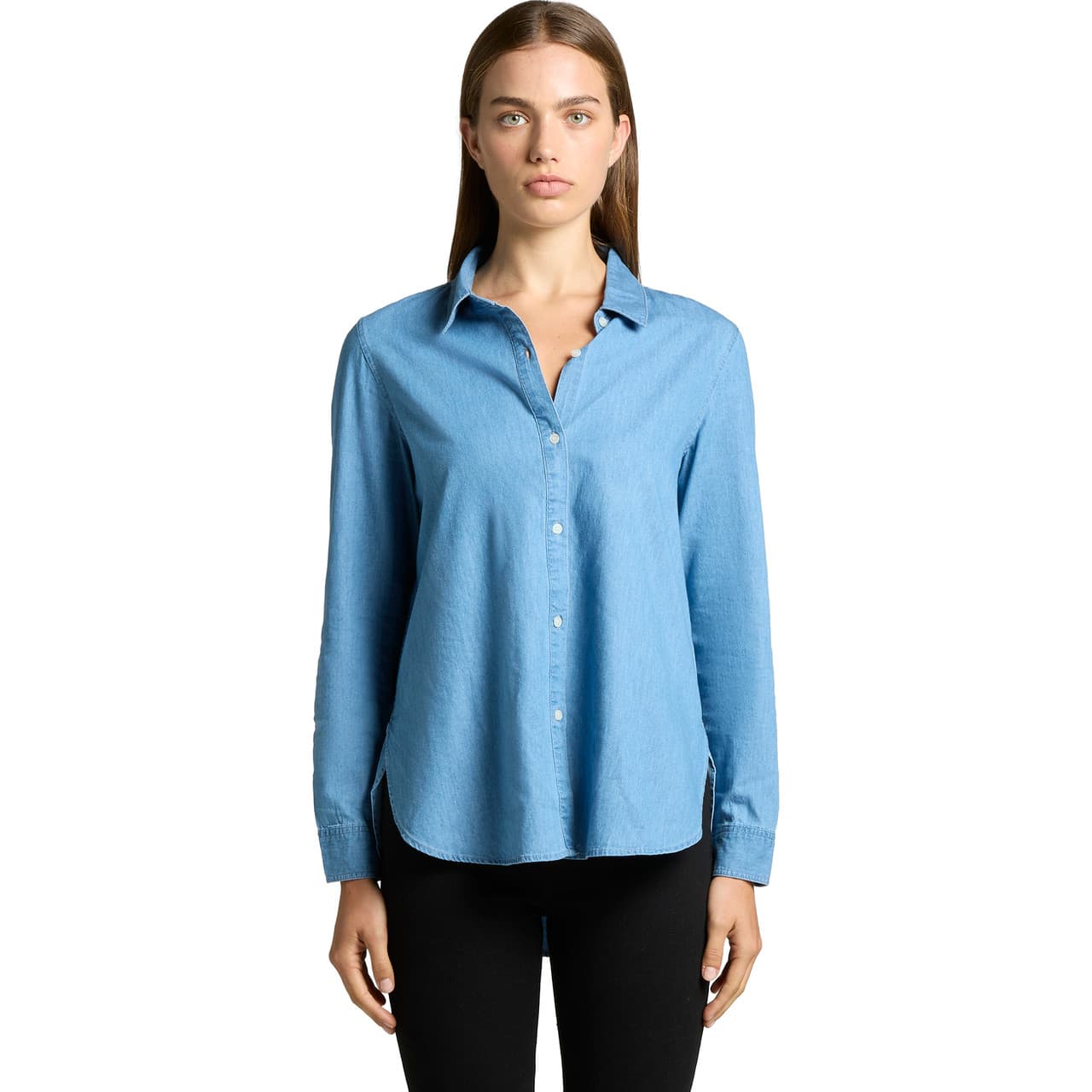 AS Colour Womens Blue Denim Shirt [88-4042]