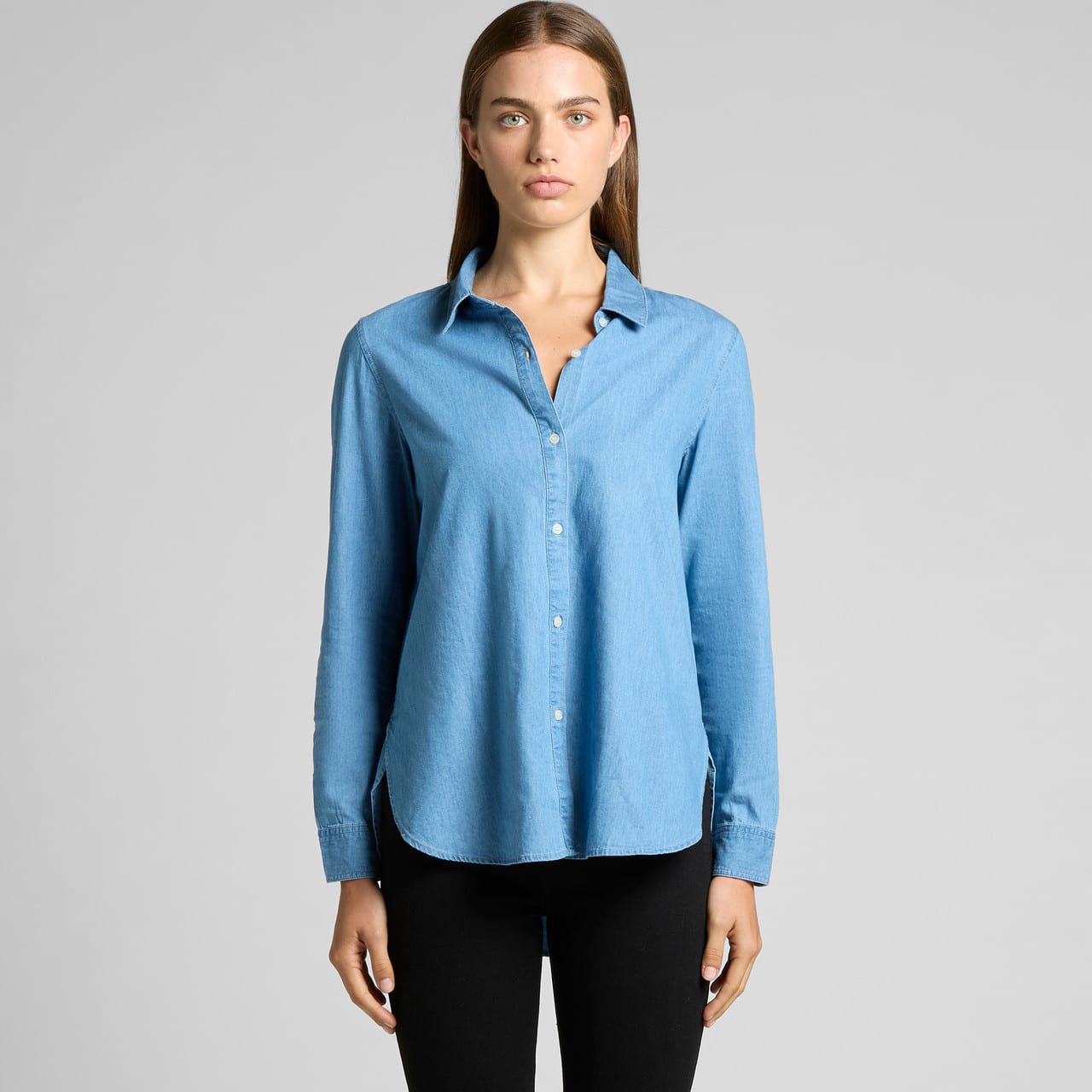 AS Colour Womens Blue Denim Shirt [88-4042]